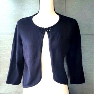 Jones NY Signature Vintage Look Beaded Shrug